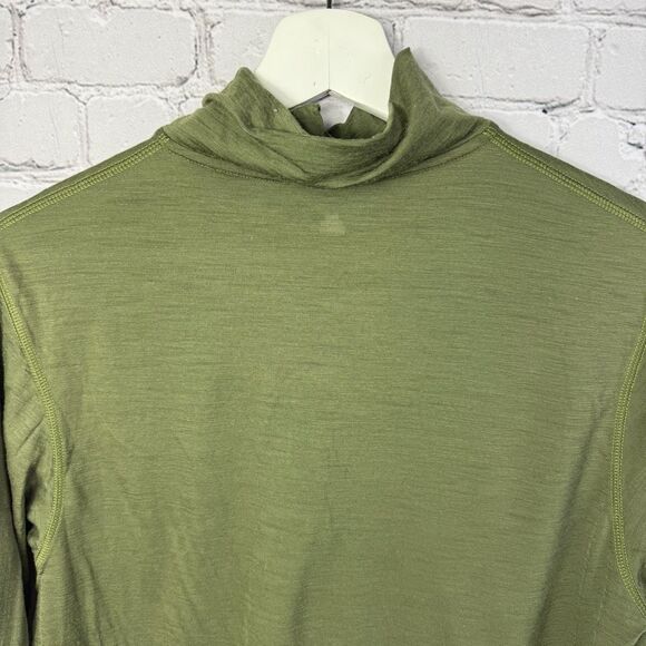Smartwool Men's Classic 1/4 Zip Baselayer Size Medium Forest Green - Picture 8 of 11
